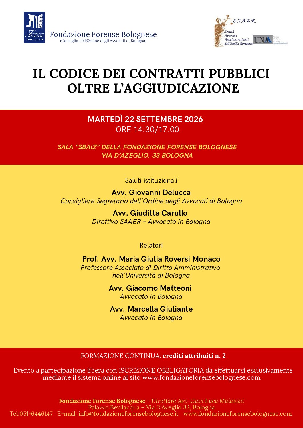 Il Codice dei contratti pubblici oltre l'aggiudicazione